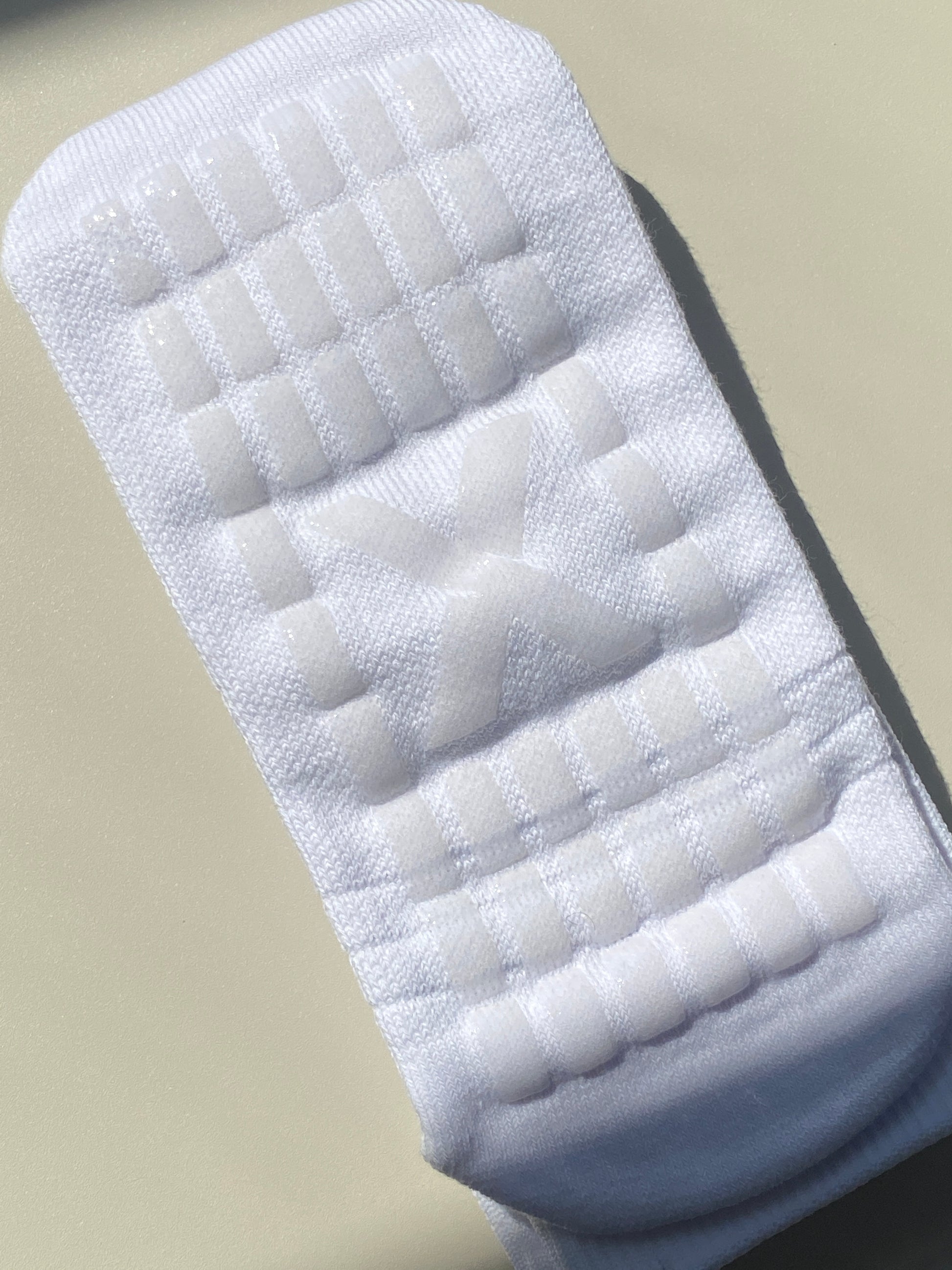 Football Grip Socks White